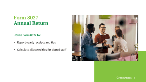 Form 8027 Annual Return
