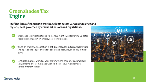 Greenshades tax engine