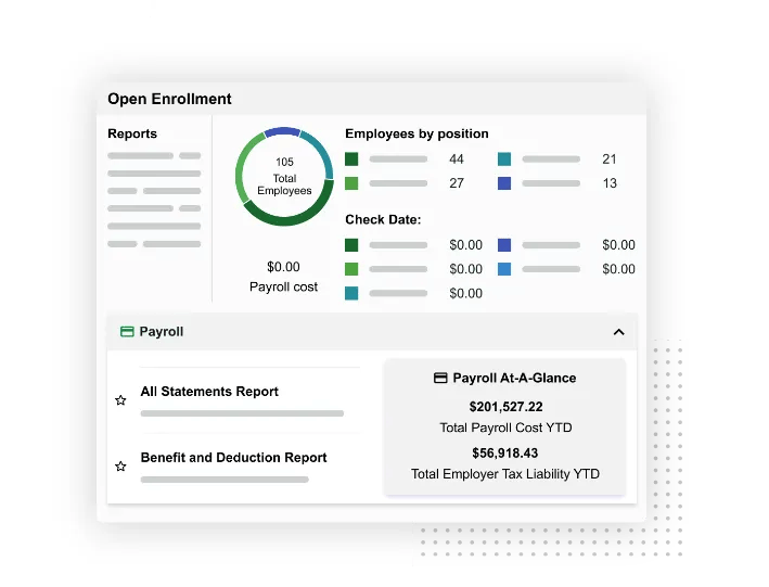 Dashboard and Reporting