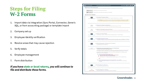 How to File w-2 forms