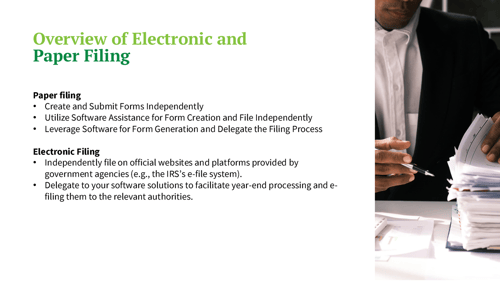 Overview of Electronic Filing