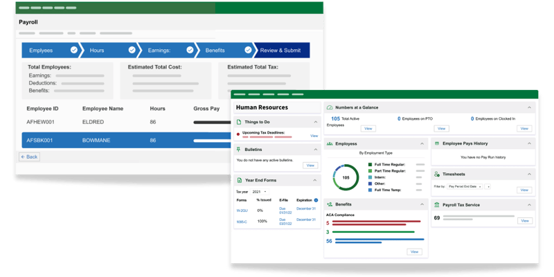 Payroll and HR Dashboards Overlapping with HR