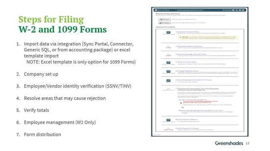 steps for filing forms