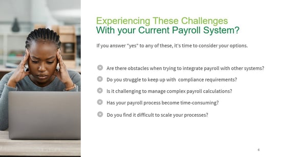 challenges with payroll