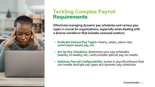 Tackling Complex Payroll Requirements