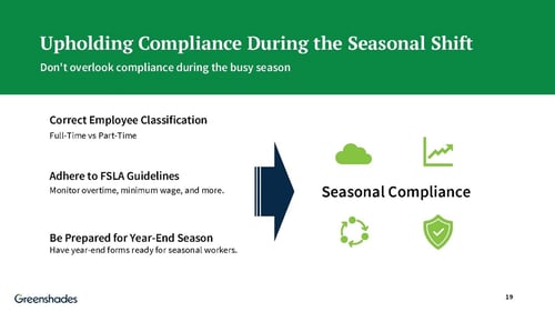 Upholding Compliance During the Seasonal Shift