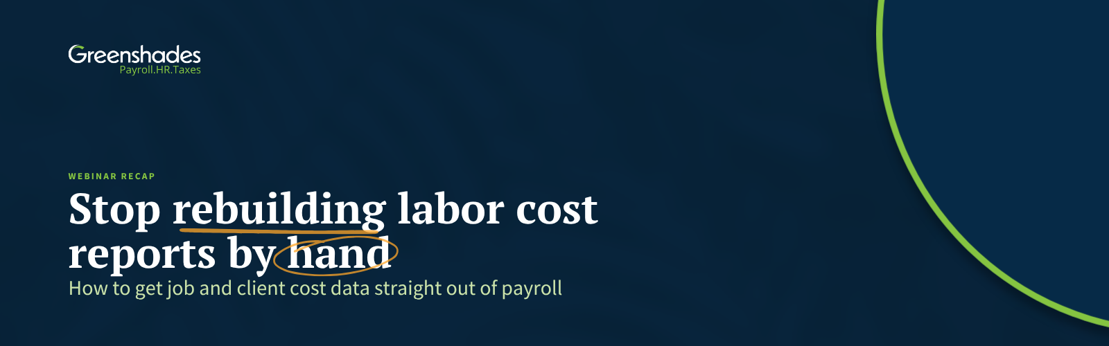 Blog recap - How to get job and client cost data straight out of payroll