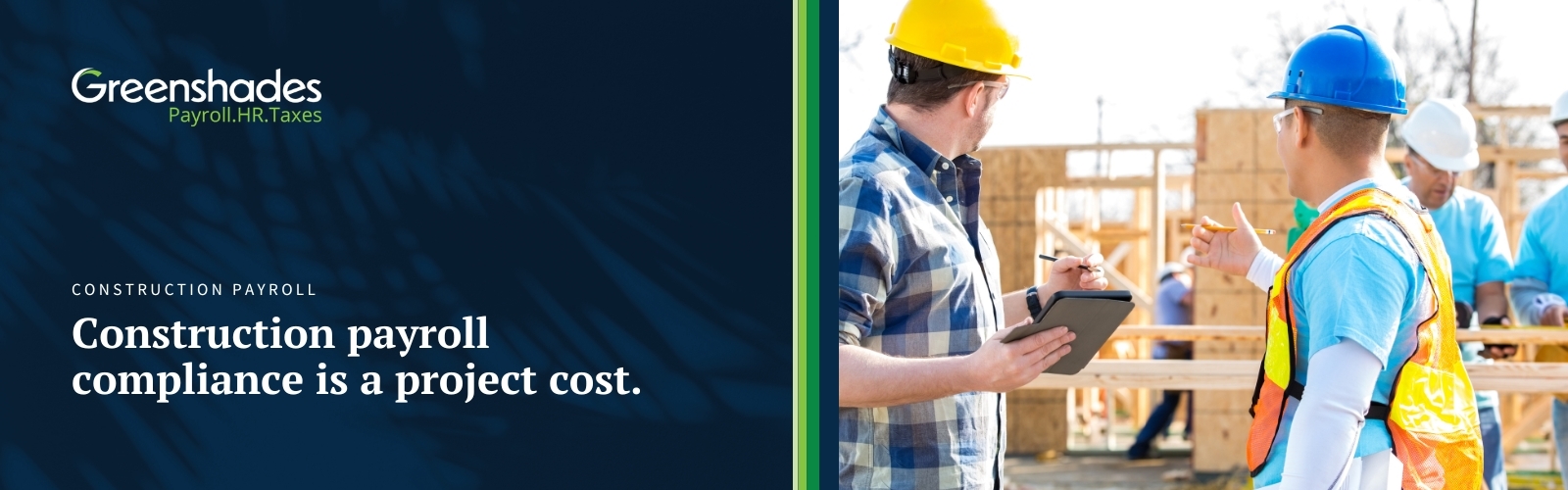 Construction payroll compliance is a project cost blog header