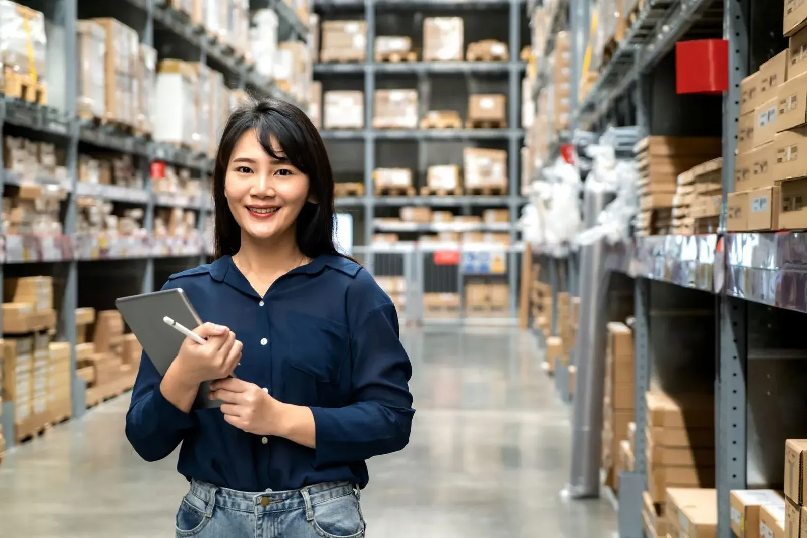 Woman in Warehouse-p-1600