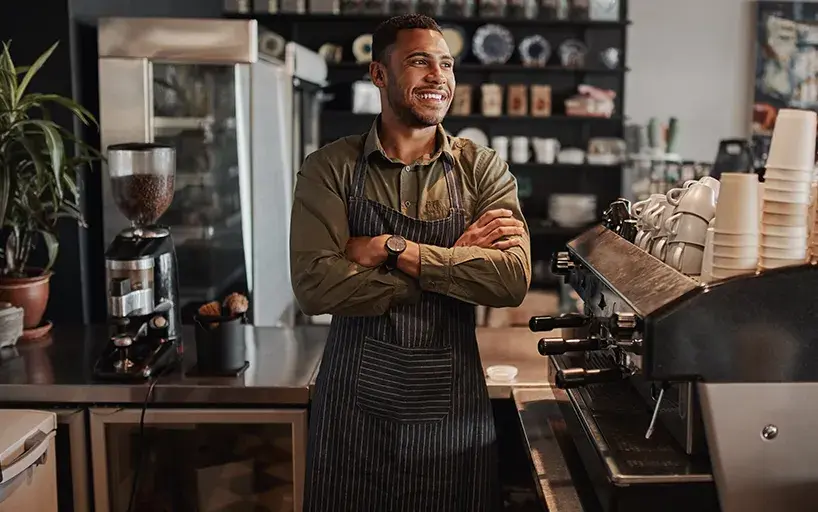 worker-running-coffee-shop