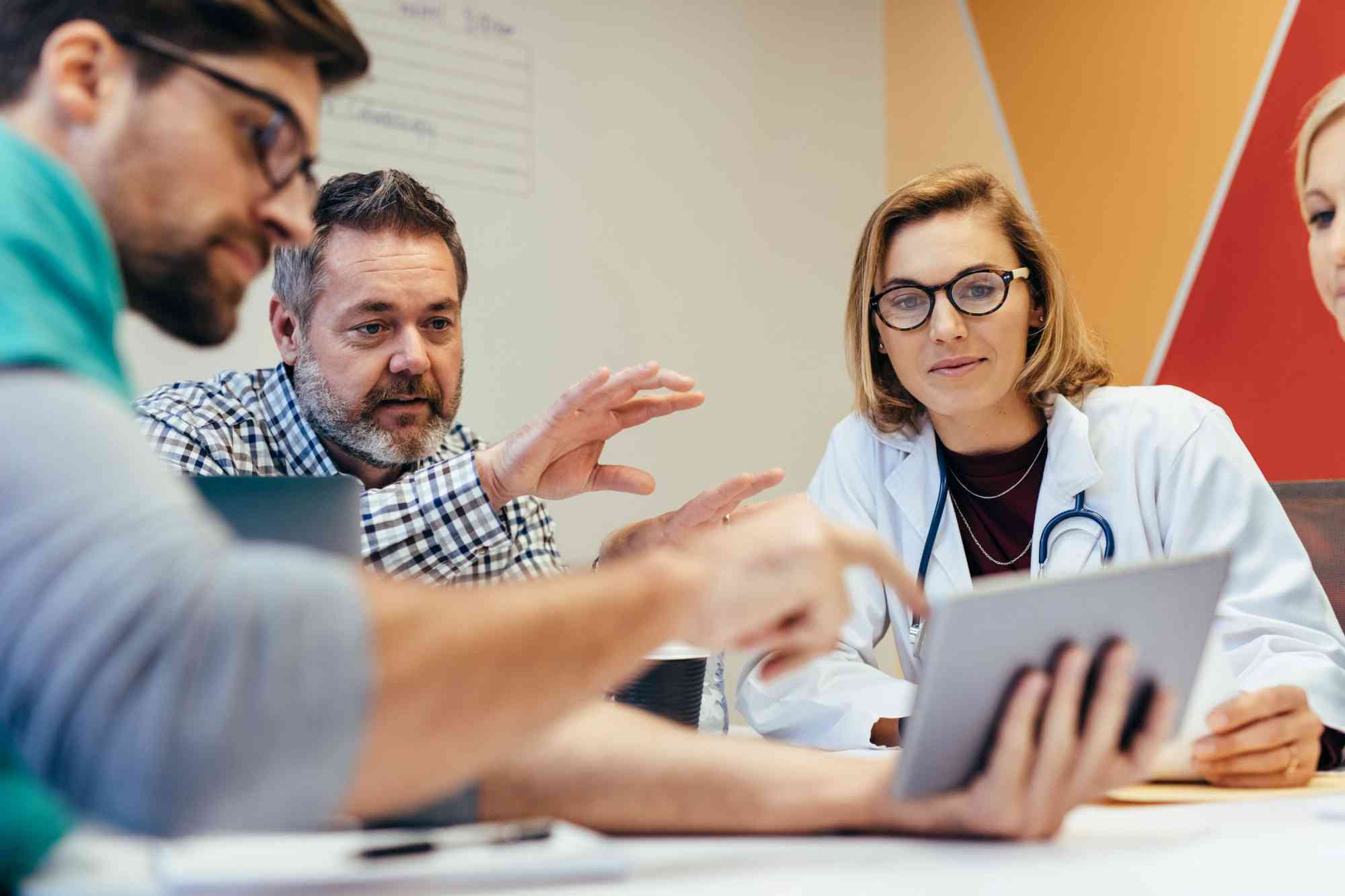 Healthcare team working