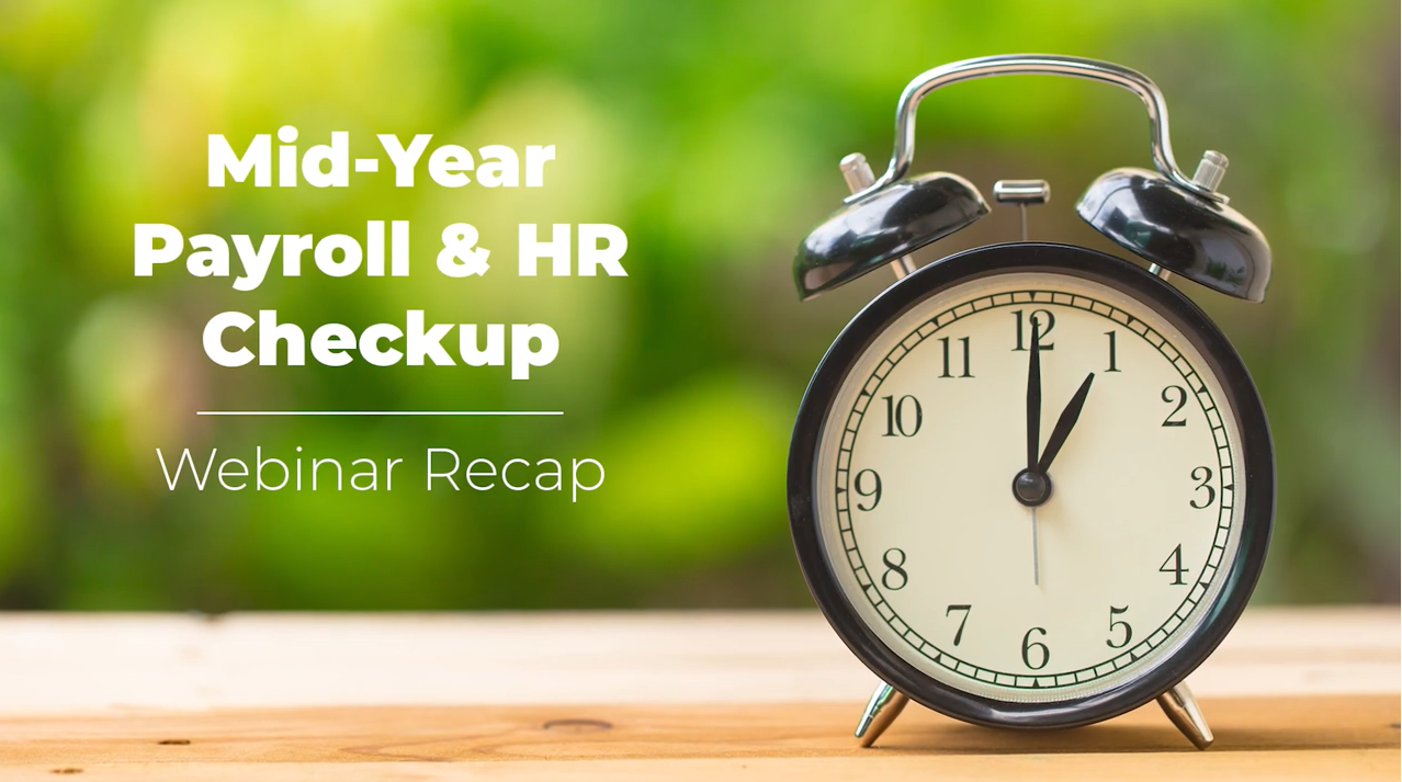 On Demand Webinar: Mid-Year Payroll & HR Checkup