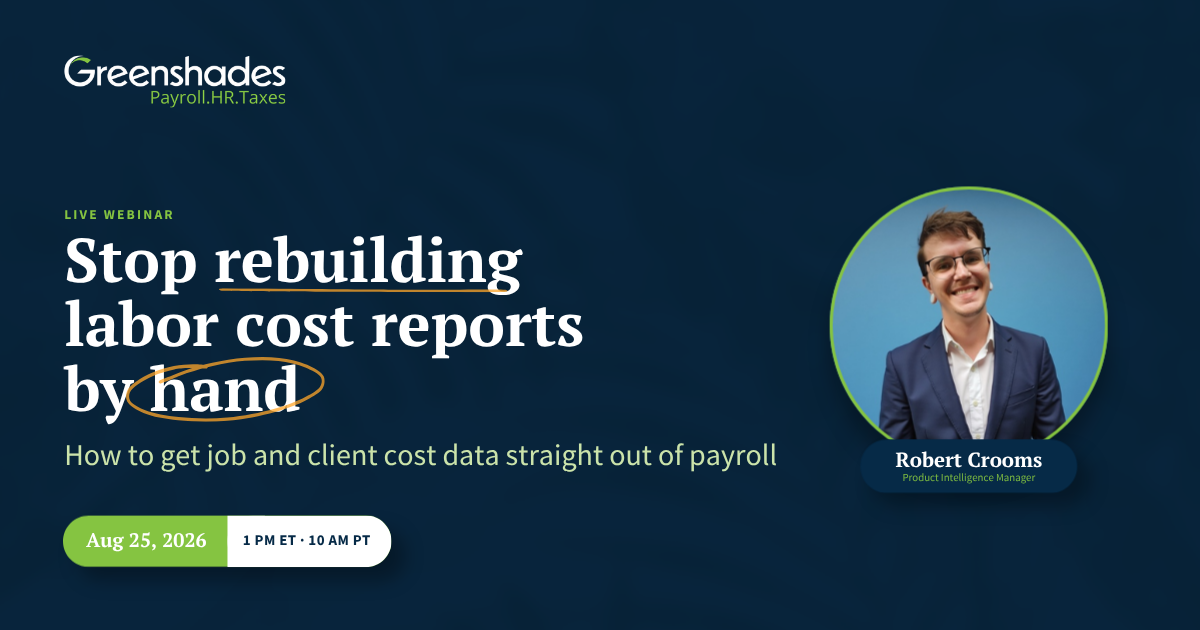 Landing Page - How to get job and client cost data straight out of payroll