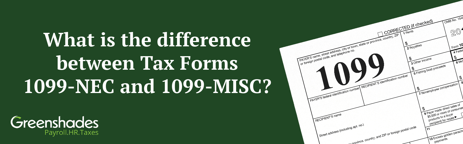 difference between 1099 forms blog cover